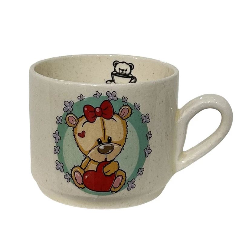 ماگ مدل داخل مجسمه‌ای طرح خرسی کد MG-CG-012-Sc05