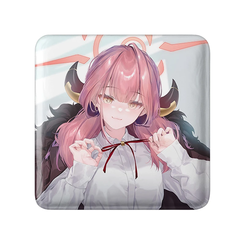 پیکسل خندالو طرح بازی آرشیو آبی (Blue Archive) مدل مربعی کد 34338