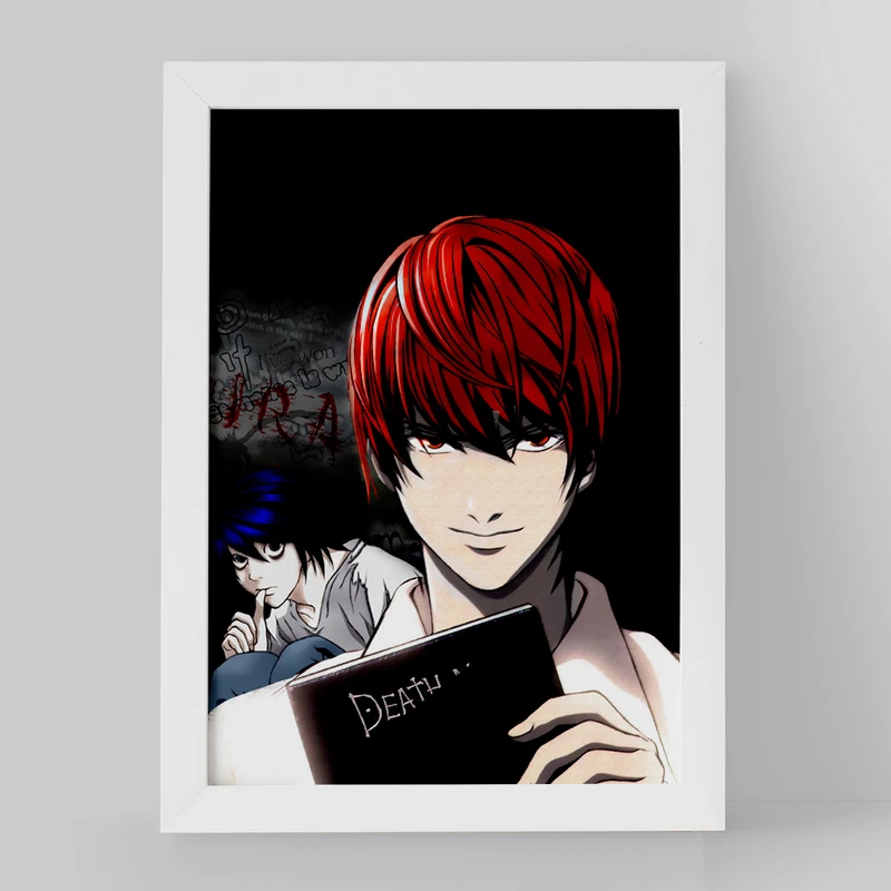 تابلو خندالو مدل لایت و ال انیمه دفترچه مرگ کد 11305