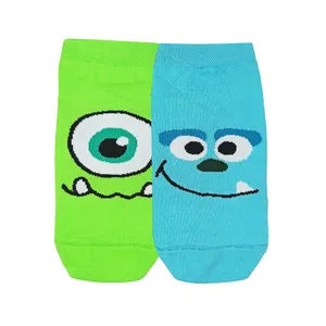 جوراب ساق کوتاه زنانه پاریز مدل تا به تا طرح سالیوان و مایک کد 2021