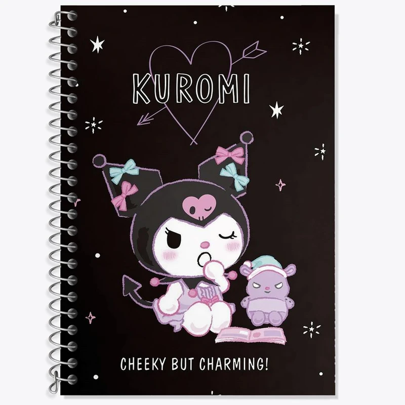 دفتر زبان 50 برگ خندالو مدل دو خط طرح کورومی کد 26573