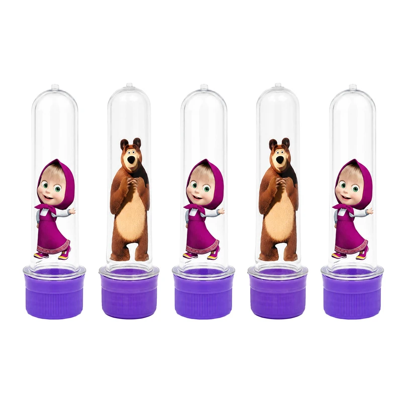 گیفت کپسول اسمارتیز مدل ماشا و آقا خرسه Masha and The Bear مجموعه 5 عددی