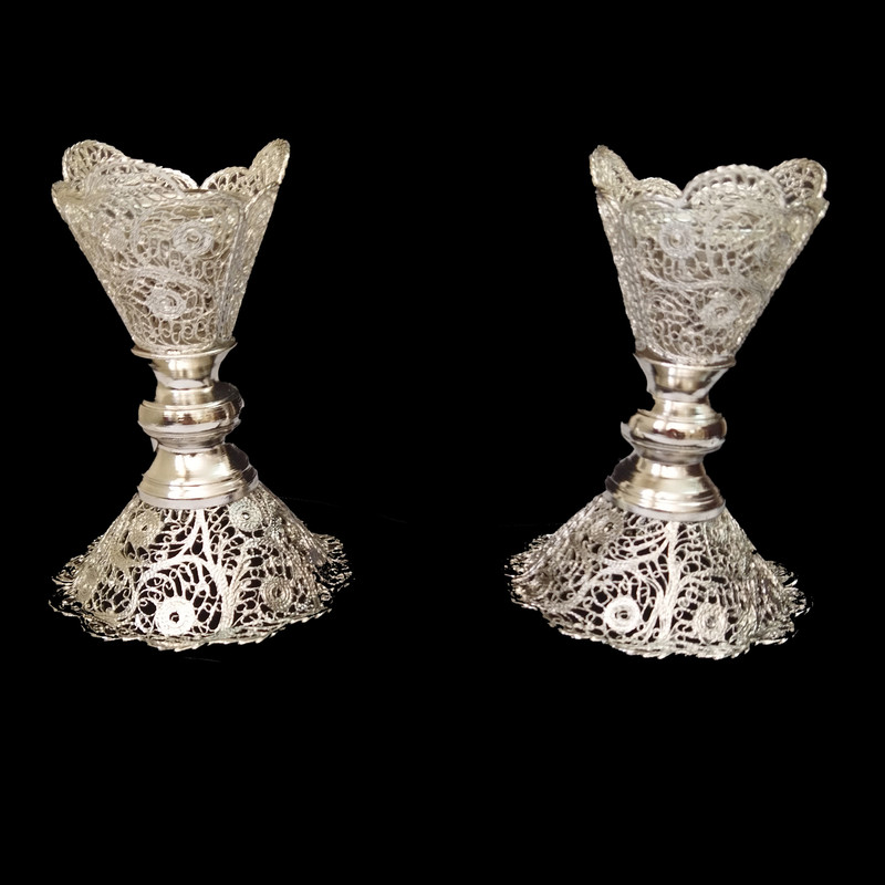 شعمدان ملیله کاری مدل مهتا کد807 بسته 2 عددی