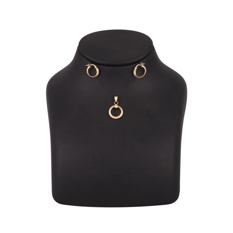 نیم ست طلا 18 عیار زنانه کد G935