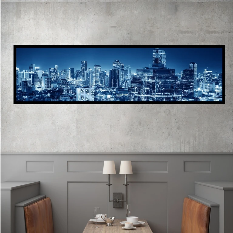 تابلو بکلیت طرح منظره شهری مدل کشیده B-7409