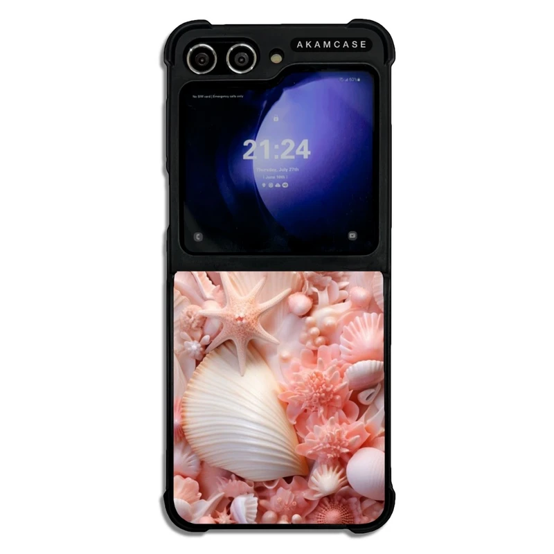 کاور آکام مدل AMC-WSGZFLIP5-PEARL2 مناسب برای گوشی موبایل سامسونگ Galaxy Z Flip 5