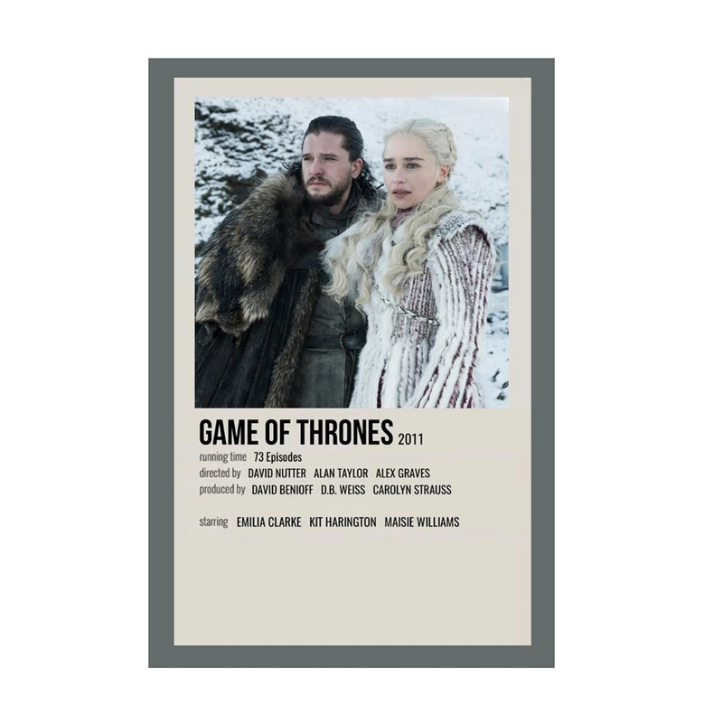 پوستر مدل سریال بازی تاج و تخت Game of Thrones کد 761