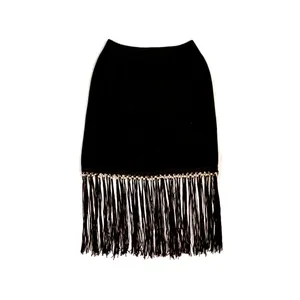 دامن بافت زنانه مدل ریش ریش