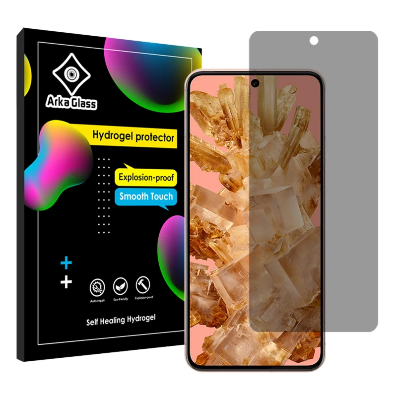 محافظ صفحه نمایش حریم شخصی آرکا گلس مدل Tough مناسب برای گوشی موبایل گوگل Pixel 8