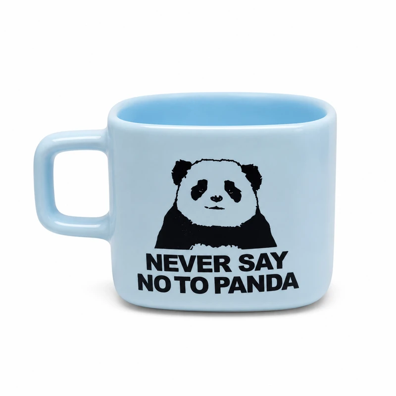 ماگ طرح طرح پاندا مدل Never Say مدل 4006