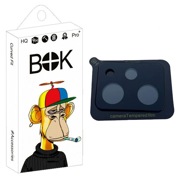 محافظ لنز دوربین بوک مدل 3D Carbon مناسب برای گوشی موبایل شیائومی Poco X5  Pro