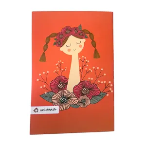 دفتر مشق 60 برگ گل ایرانیان تحریر مدل دختر