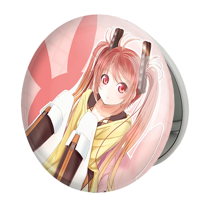 آینه جیبی خندالو طرح انجو انیمه گلوله سیاه مدل تاشو کد 35869