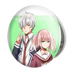 آینه جیبی خندالو طرح نانا و کیویا انیمه نانای بی استعداد مدل تاشو کد 23800 