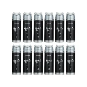 اسپری بدن مردانه کلینوس مدل blacksxs حجم 150 میلی لیتر مجموعه 12 عددی