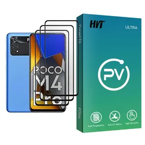 HVT PV Glass MIX003 Screen Protector For Xiaomi Poco M4 Pro Pack Of 3