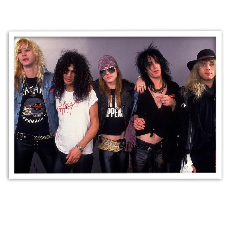تابلو بکلیت طرح گروه گانز ان روزز Guns N Roses مدل W-s105