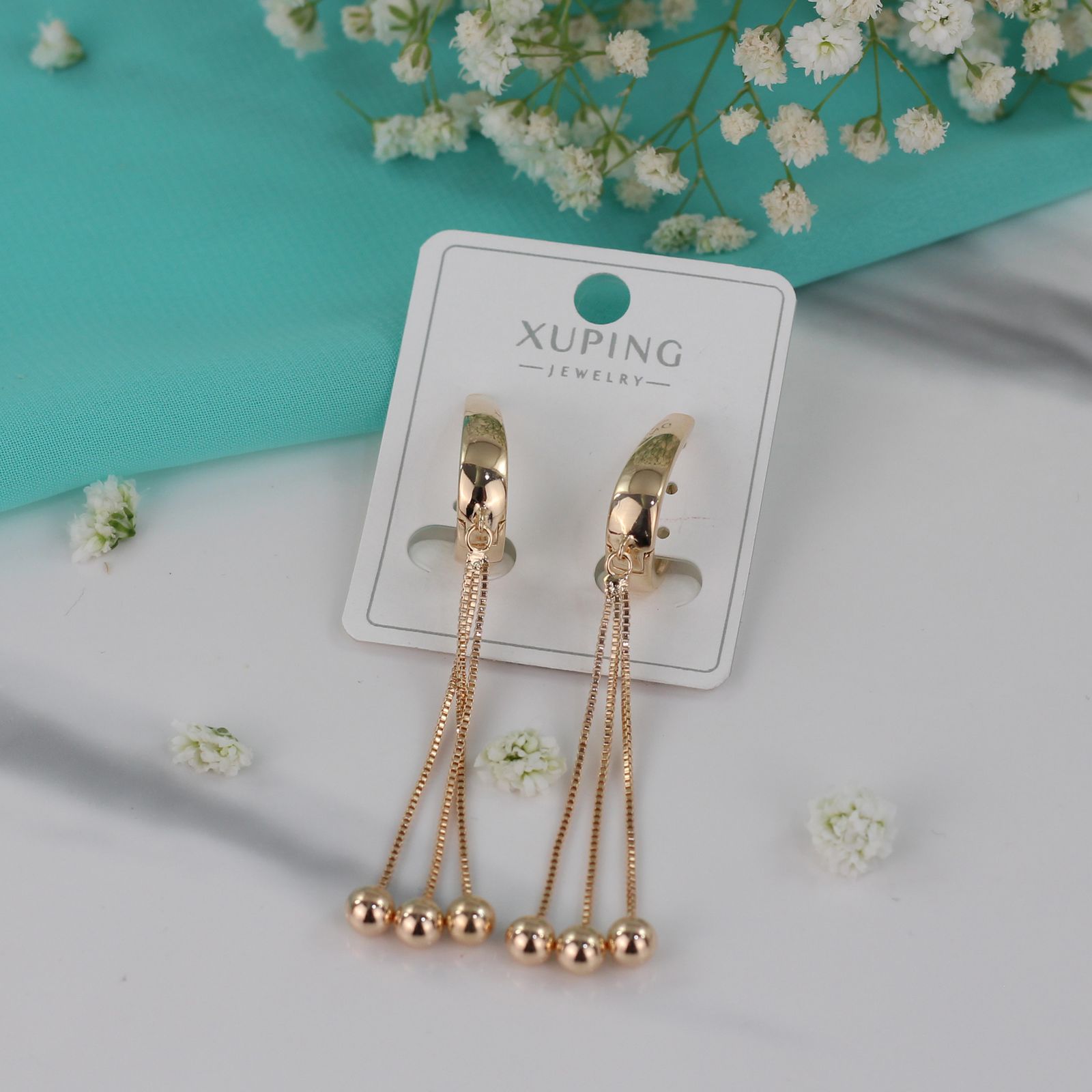 گوشواره زنانه ژوپینگ مدل E429A -  - 4