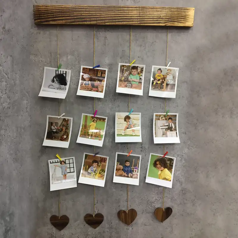 استند دیواری عکس مدل چوبی