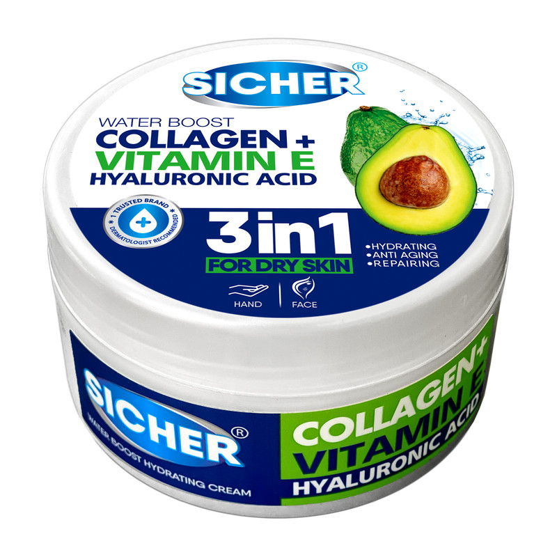 کرم آبرسان سیچر سری 3IN1 مدل VITAMIN E  حجم 200 میل لیتر