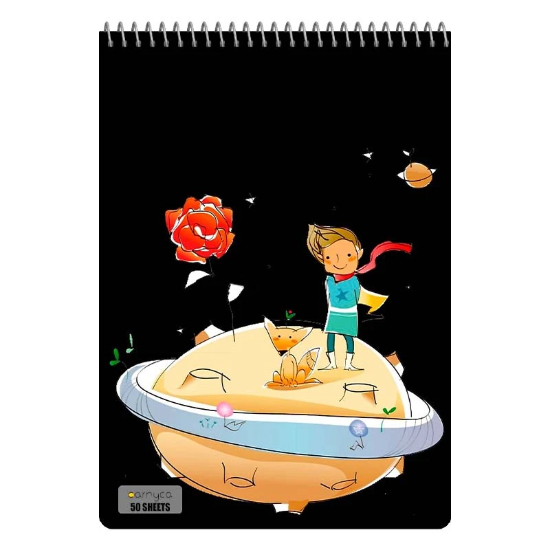دفتر نقاشی 50 برگ سیمی کارنیکا طرح شازده کوچولو The Little Prince کد 59091