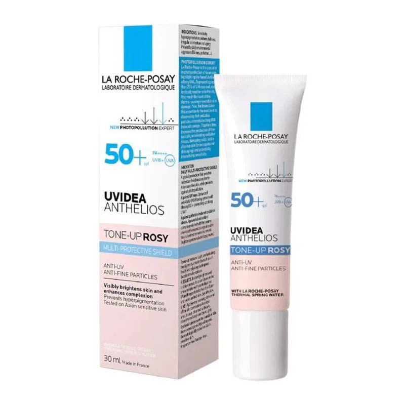 کرم ضد آفتاب رنگی لاروش پوزای SPF 50 مدل UVIDEA Anthelios ‌مناسب برای انواع پوست حجم 30 میلی‌لیتر