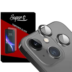 SuperC Ring Metal Camera Lens Protector For Apple Iphone 13 / 13 Mini