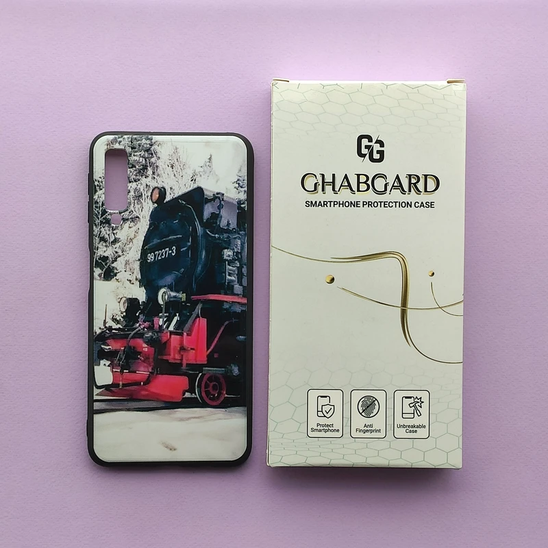 کاور قاب گارد مدل دور ژله ای فانتزی مناسب برای گوشی موبایل سامسونگ Galaxy A750 / A7 2018