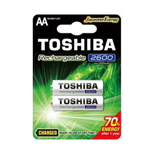 باتری قلمی قابل شارژ توشیبا مدل TNH-6GAE BP-2C مجموعه 2 عددی