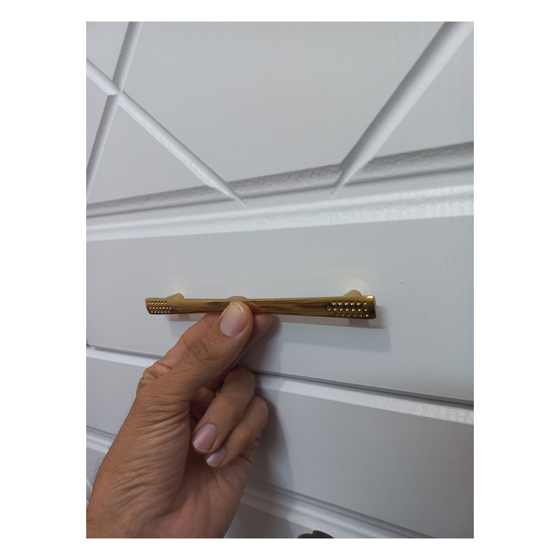 دستگیره کابینت و کمد مدل گراد کد F160 بسته 3 عددی دستگیره کابینت و کمد مدل گراد کد F160 بسته 3 عددی