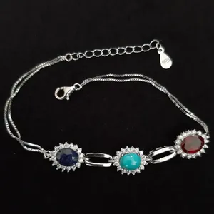 دستبند نقره زنانه مدل 00