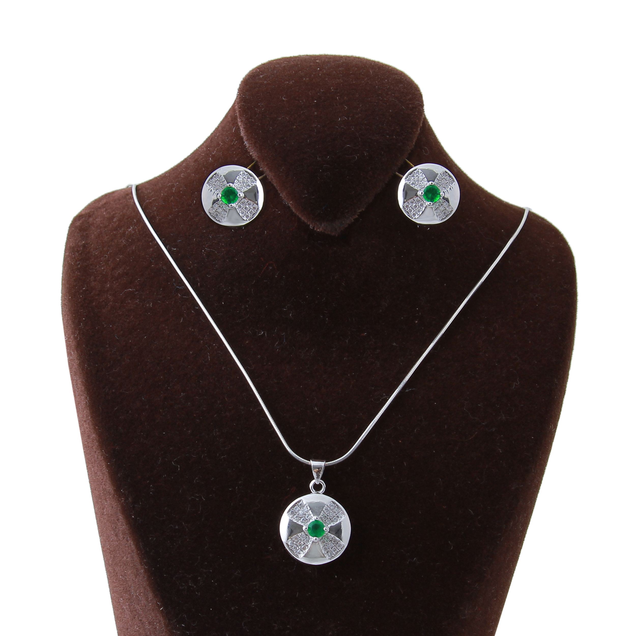  نیم ست نقره زنانه بازرگانی میلادی کد NTR_227