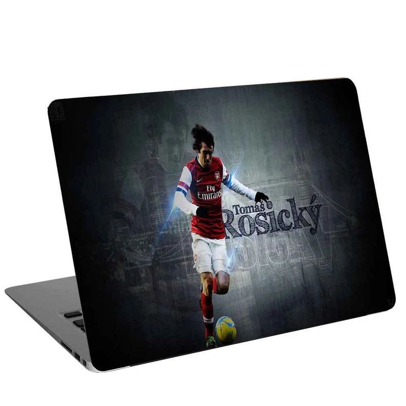 استیکر لپ تاپ طرح arsenal tomas rosicky کد cl-49 مناسب برای لپ تاپ 15.6 اینچ