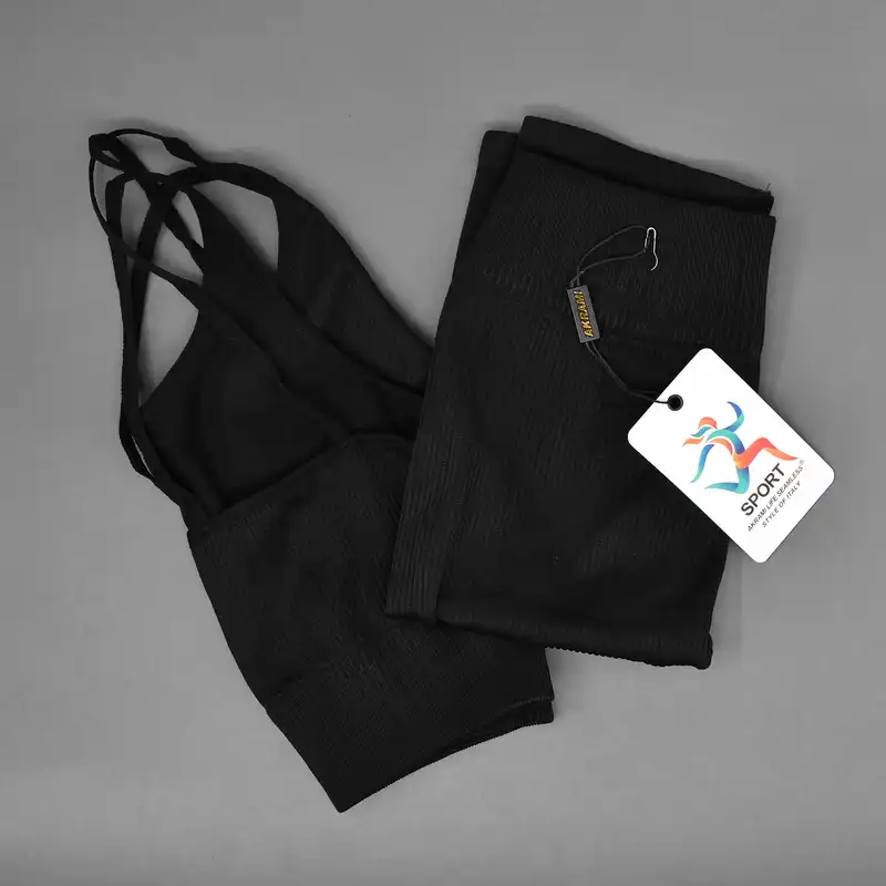 ست تاپ و شلوارک ورزشی زنانه مدل رینوک کد 2681