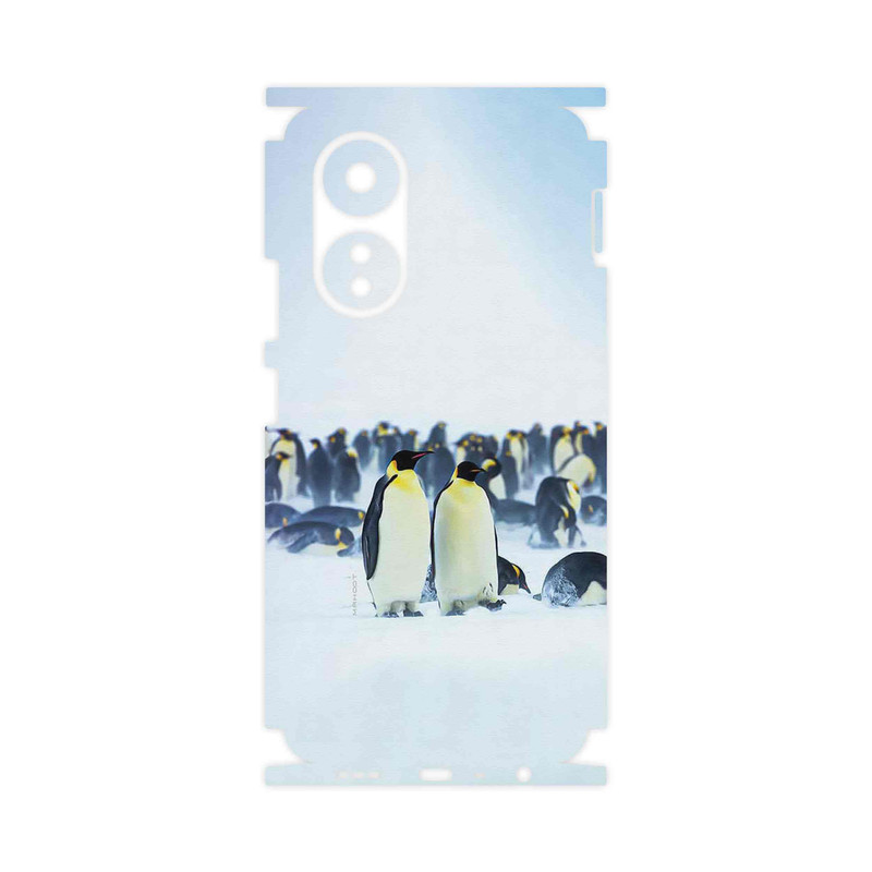 برچسب پوششی ماهوت مدل Penguin-FullSkin مناسب برای گوشی موبایل اپو A58 4G