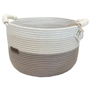 سبد قیطان دوزی فرحناز مدل دایره طرح دو رنگ کد M85