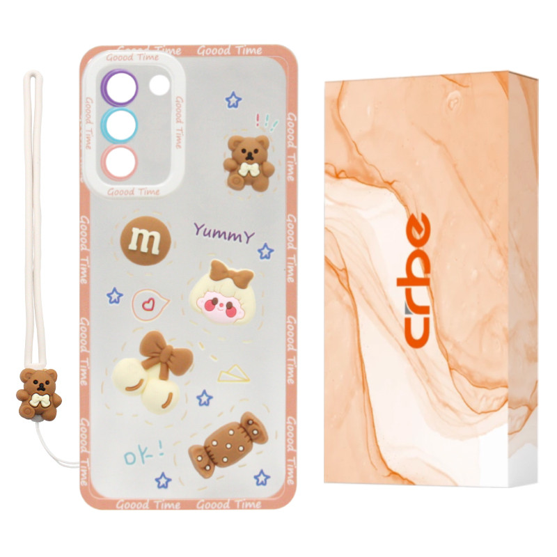 کاور کربی مدل Biscuit2 مناسب برای گوشی موبایل سامسونگ Galaxy S21 Fe به همراه بند آویز