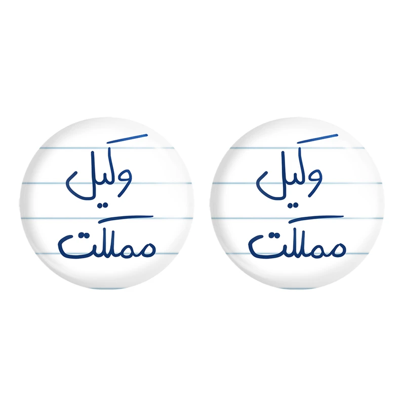 مگنت خندالو مدل وکیل مملکت کد 5776 مجموعه 2 عددی