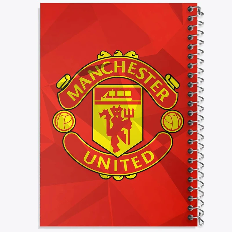 دفتر مشق 100 برگ خندالو طرح باشگاه منچستر یونایتد کد 26505