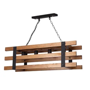 چراغ آویز ای دی ام وود مدل چوبی کد W-1804