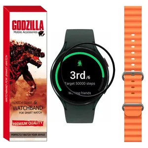 محافظ صفحه نمایش گودزیلا مدل GS-Ocean مناسب برای ساعت هوشمند سامسونگ Watch 4 44mm به همراه بند