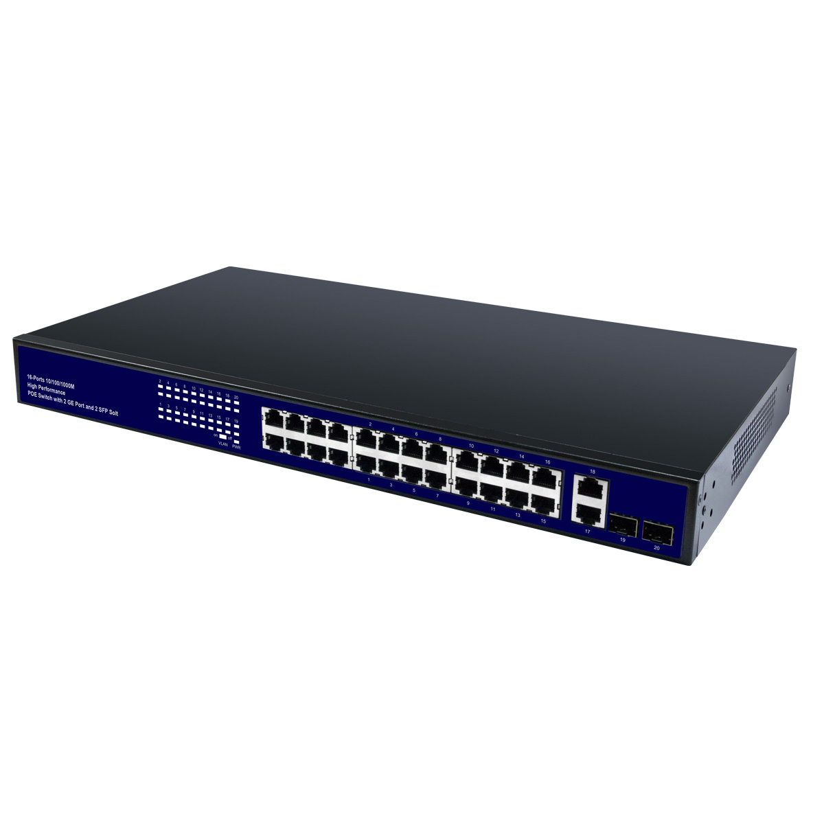 سوئيچ 16 پورت اينوورس مدل IN-10016GP-2C Rackmount