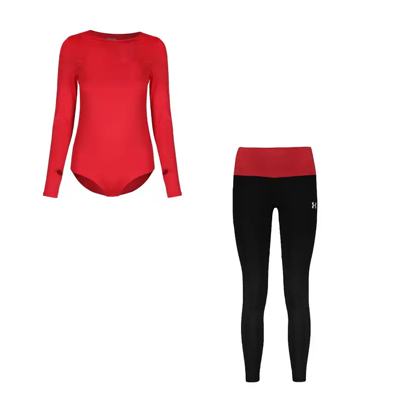 ست بادی آستین بلند و لگینگ ورزشی زنانه مدل 102-4106