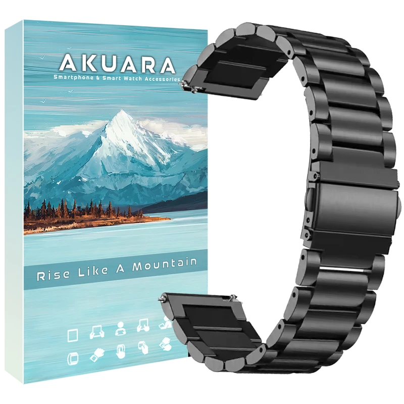 بند آکوآرا مدل 3Bead AK مناسب برای ساعت هوشمند سامسونگ Galaxy Gear S3 / Watch 3 45mm / Watch 46mm / S3 Frontier / S3 Classic Gear 2 R380