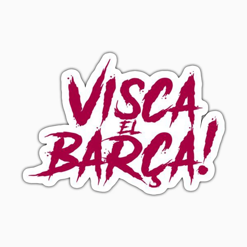 استیکر لپ تاپ و موبایل بووم طرح بارسلونا مدل Vissca El Barsa کد PS18