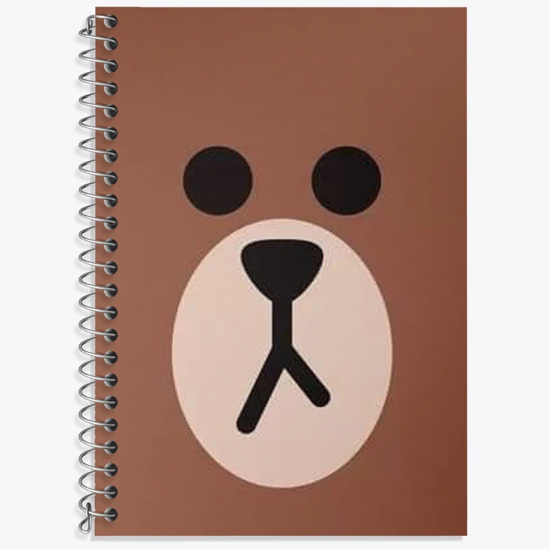 دفتر لغت 50 برگ خندالو طرح خرس بامزه کد N1893