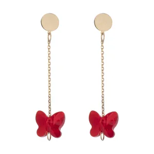 گوشواره طلا 18 عیار زنانه الن نار مدل 0859