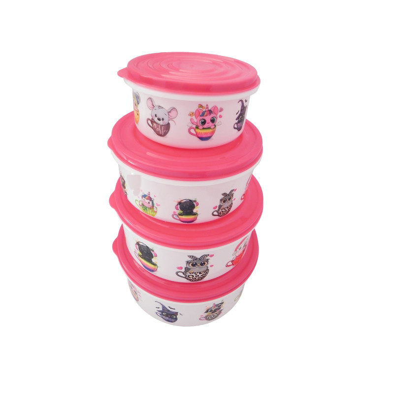 ظرف مربا و عسل کد 0087 بسته 4 عددی