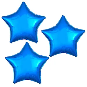 بادکنک فویلی مدل ستاره مجموعه 3 عددی