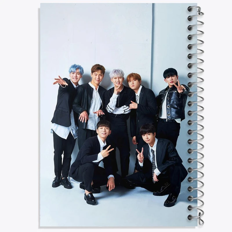 دفتر نت موسیقی 50 برگ خندالو مدل گروه مانستا اکس MONSTA X کد 12245